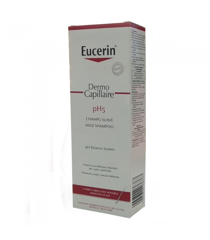 eucerin dermocapillaire champu suave ph5  250 ml