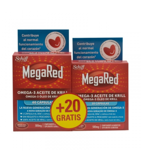 MegaRed Omega-3 Aceite de Krill Pack