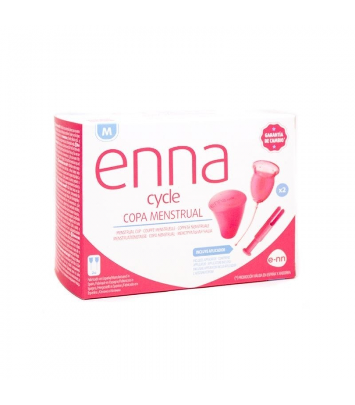 Enna Cycle Copa Menstrual T-M con Aplicador