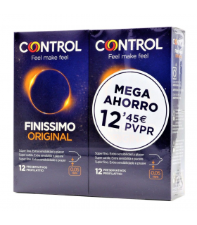 Control Finissimo Original 12 Preservativos Pack Duplo