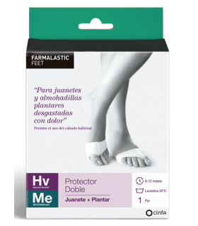 Farmalastic Feet Protector Doble Juanete + Plantar T-G