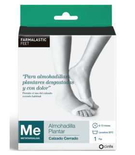 Farmalastic Feet Almohadilla Plantar Calzado Cerrado T-P