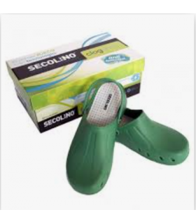 Secolino Clog Shoe Verde N.º37 Zuecos Sanitarios