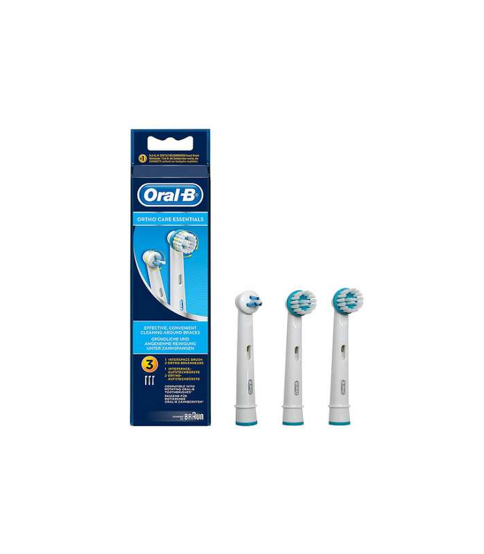 Oral-B Ortho Care Essentials Recambio Cabezal (3 cabezales)