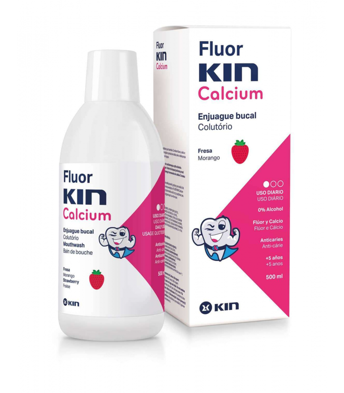 Fluor Kin Calcium Enjuague Bucal