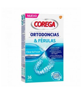 Corega Ortodoncias y Férulas 36 Tabletas