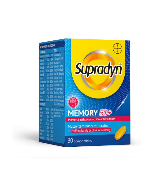 supradyn memoria 50+ 30 comprimidos