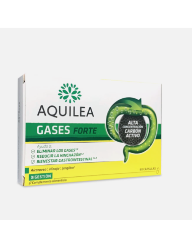 Aquilea Gases Forte Vegetal Coal 60 capsules
