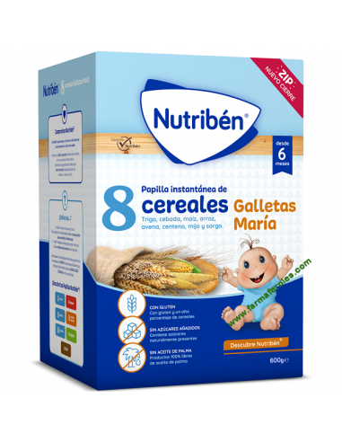 Nutribén 8 Cereales Galletas María