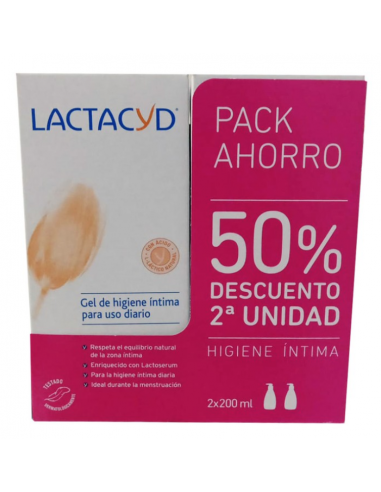 Lactacyd Gel Íntimo Pack 2 Unidades