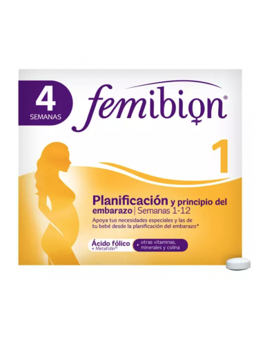 Femibion 1 Planificación y Principio del Embarazo 28 Comprimidos