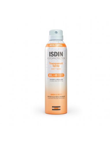 Fotoprotector Isdin Transparent Spray Wet Skin Spf50